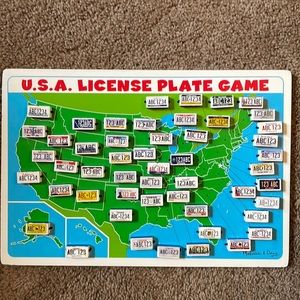 Melissa & Doug U.S.A. License Plate Game